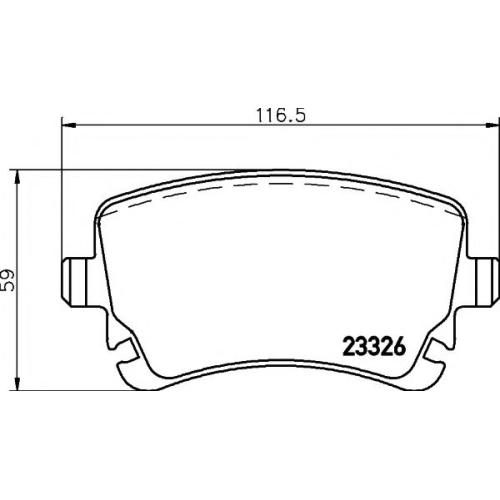 REAR BRAKE PAD SET AUDI A8 2004 4B3698451A ( TEXTAR BRAND ) - V6 - V8