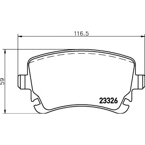 REAR BRAKE PAD SET AUDI A8 2004 4B3698451A ( TEXTAR BRAND ) - V6 - V8