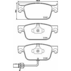 FRONT BRAKE PAD SET AUDI 8W0698151K ( MASTER SPORT BRAND )