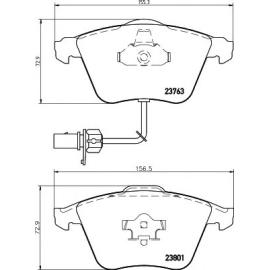 FRONT BRAKE PAD SET AUDI A6 2005 4F0698151A( TEXTAR BRAND ) - V6