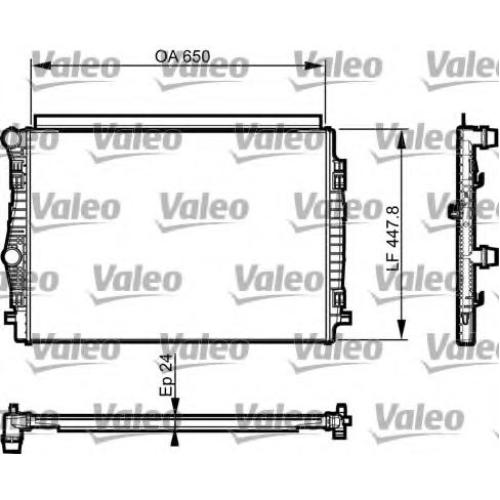 RADIATOR VOLKSWAGEN GOLF 2014 5Q0121251EQ ( MADE IN CHINA ) 1.4T