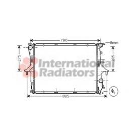 RADIATOR VOLKSWAGEN TOUAREG 2003 7L0121253A ( CHINA BRAND ) - V6 - V8