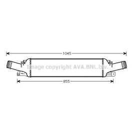 CHARGE AIR COOLER AUDI 8K0145805P ( MADE IN CHINA ) - 2.0