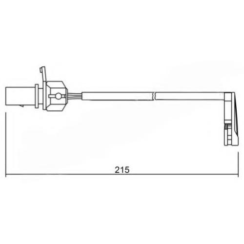 REAR BRAKE WEAR AUDI 4G0615121 ( DAMAS BRAND )