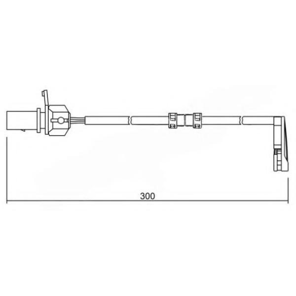 FRONT BRAKE WEAR AUDI 4H0615121J (RAPID ENGINE BRAND )