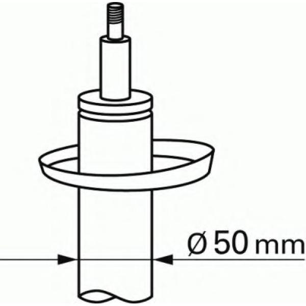 FRONT SHOCK ABSORBER VW GOLF 2004 1K0413031AF ( MEYLE BRAND )