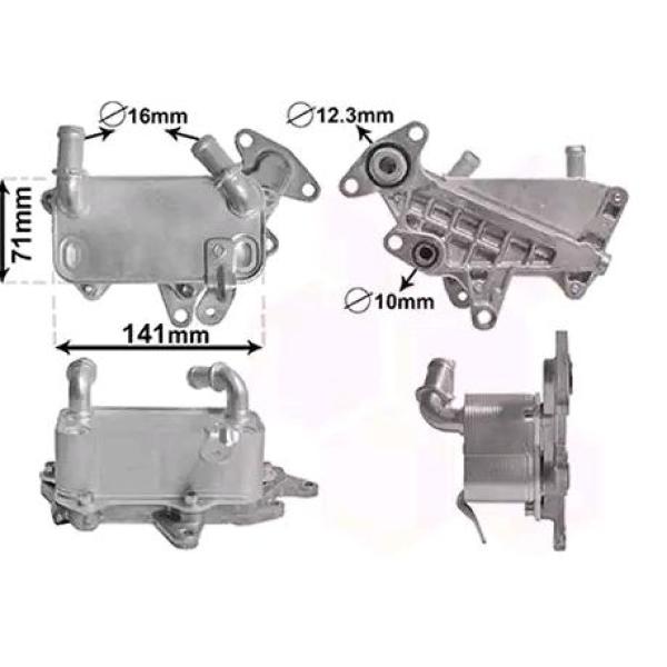 GEAR OIL COOLER VW PASSAT 2006 3C0317037A ( DAMAS BRAND ) - AUTOMATIC