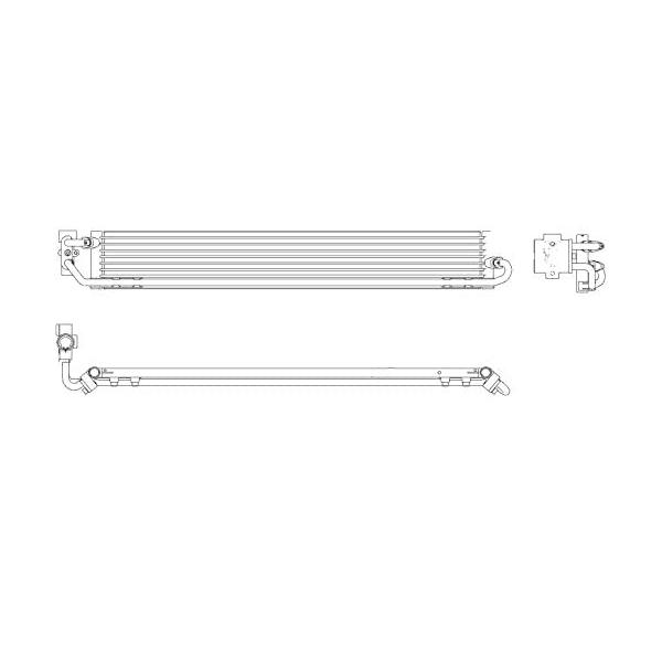 GEAR OIL COOLER PORSCHE CAYENNE 2011 95830701501 ( DAMAS BRAND )