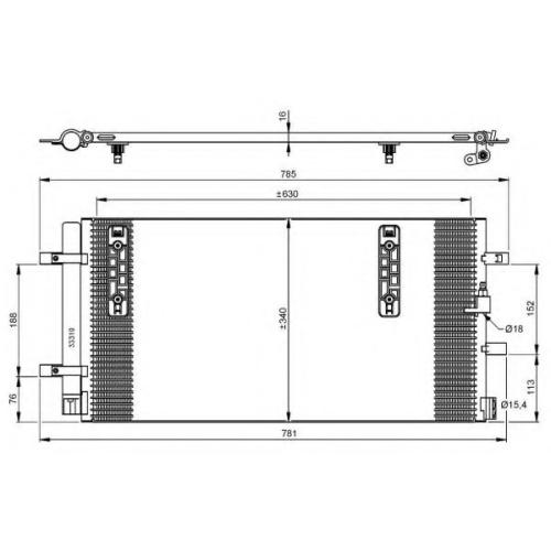 AC CONDENSER AUDI 8K0260403E ( MADE IN CHINA ) 