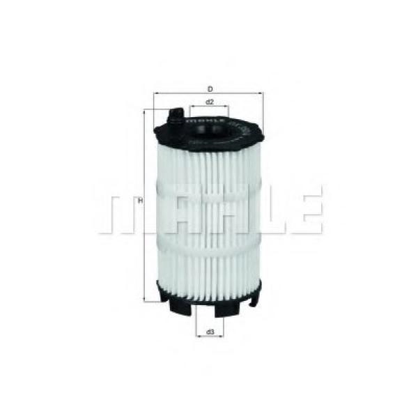 ENGINE OIL FILTER VW - AUDI 079115561K ( MAHLE BRAND ) -V8