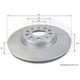 FRONT BRAKE DISC VW - AUDI 1K0615301AA ( MASTER SPORT BRAND ) LEFT AND RIGHT - SET