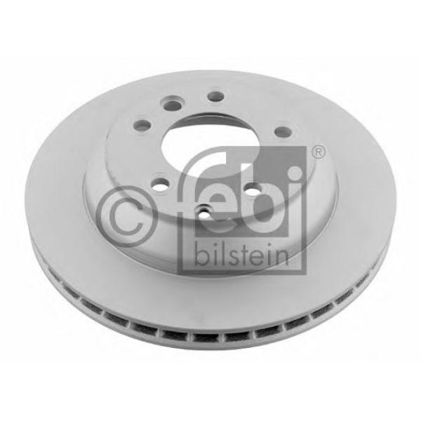 REAR BRAKE DISC AUDI - VW 7L8615601C - ( FEBI BRAND ) - SET