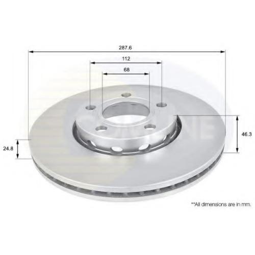 FRONT BRAKE DISC AUDI - VW 8E0615301Q ( FEBI BRAND ) - SET