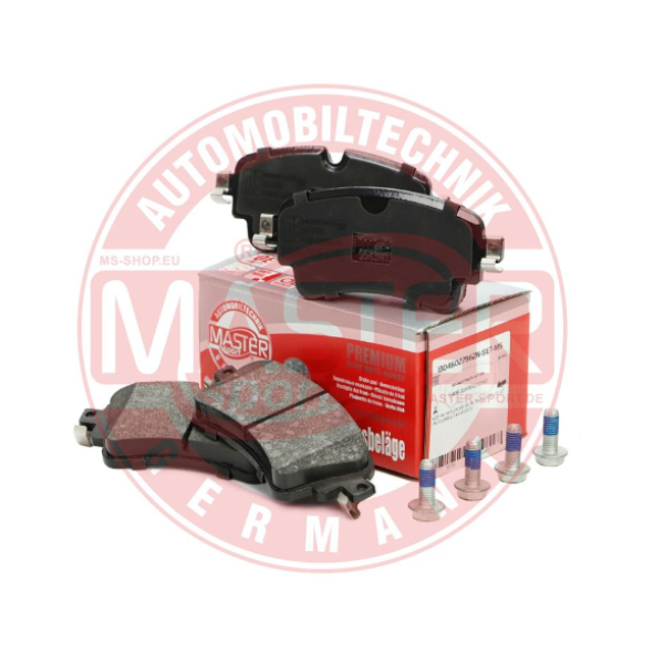 REAR BRAKE PAD SET AUDI 8W0698451BG ( MASTER SPORT BRAND )