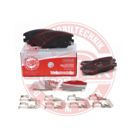 FRONT BRAKE PADS SET OPEL 13312895 ( MASTER SPOR BRAND )