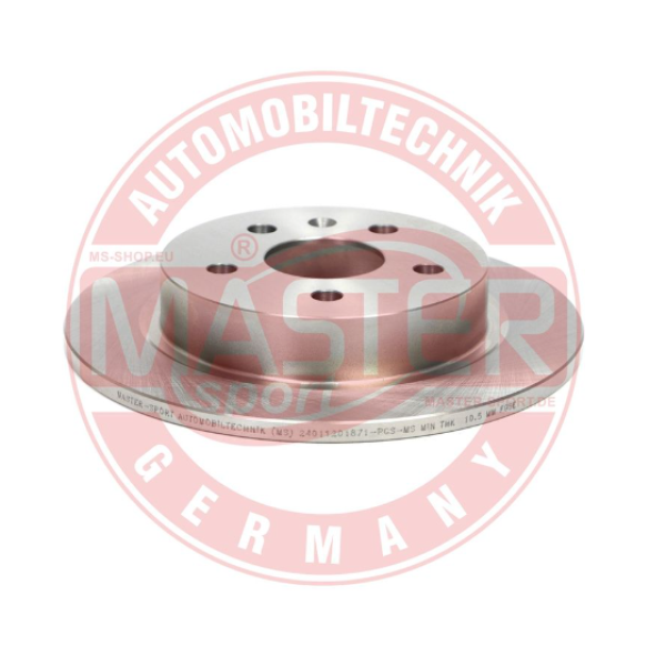 REAR BRAKE DISC OPEL 13501312 ( MASTER SPORT BRAND ) SET